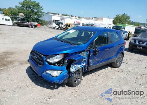 2019 Ford Ecosport S from USA, damaged, VIN MAJ3S2FEXKC268180